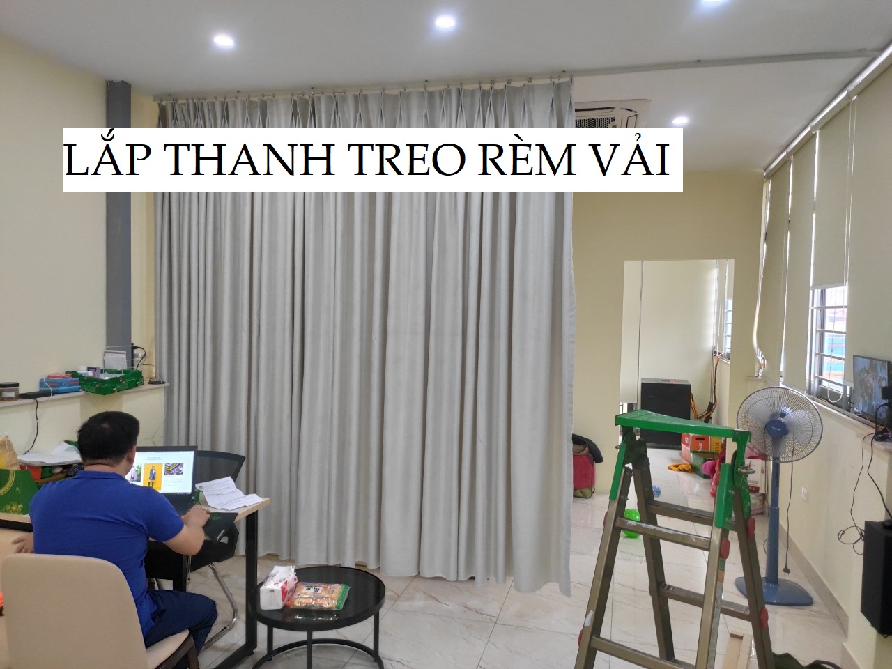 SỬA RÈM CỬA bị hỏng đứt dây kéo, gãy thanh treo, rơi rèm