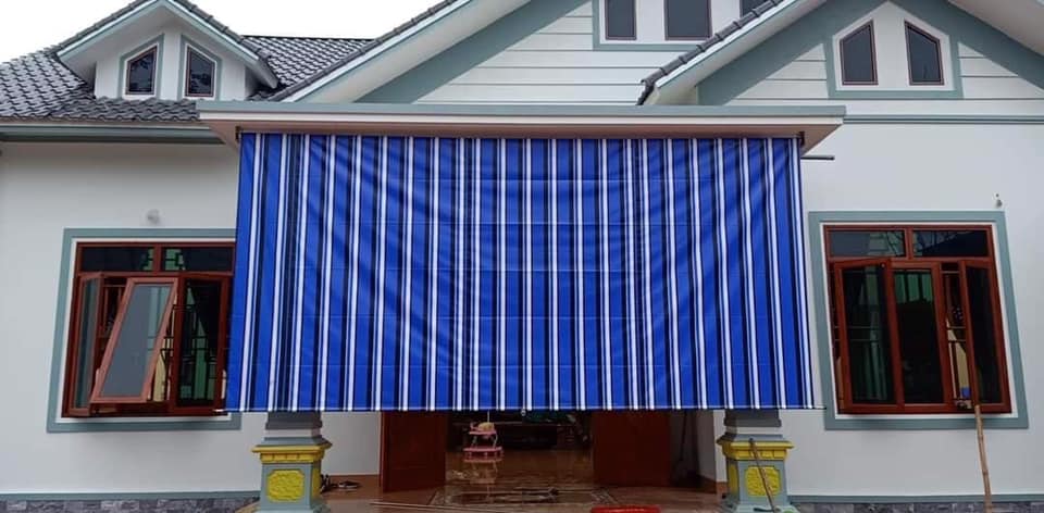 Rèm che thềm nhà chắn nắng, chắn mưa gió ở Lê lợi, Sơn Tây
