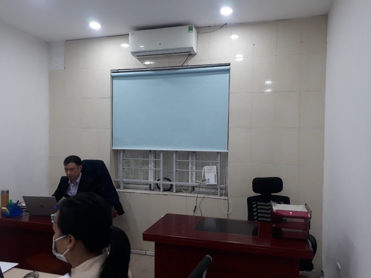 Lắp rèm cửa sổ văn phòng tại Bạch Đằng Việt Nam ^^