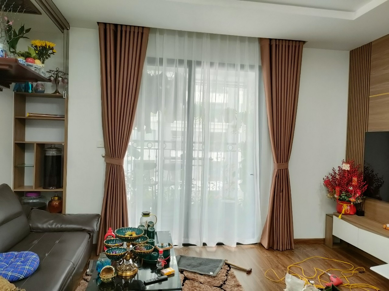 Rèm phòng khách 2 lớp & rèm cầu vồng cửa sổ phòng ngủ