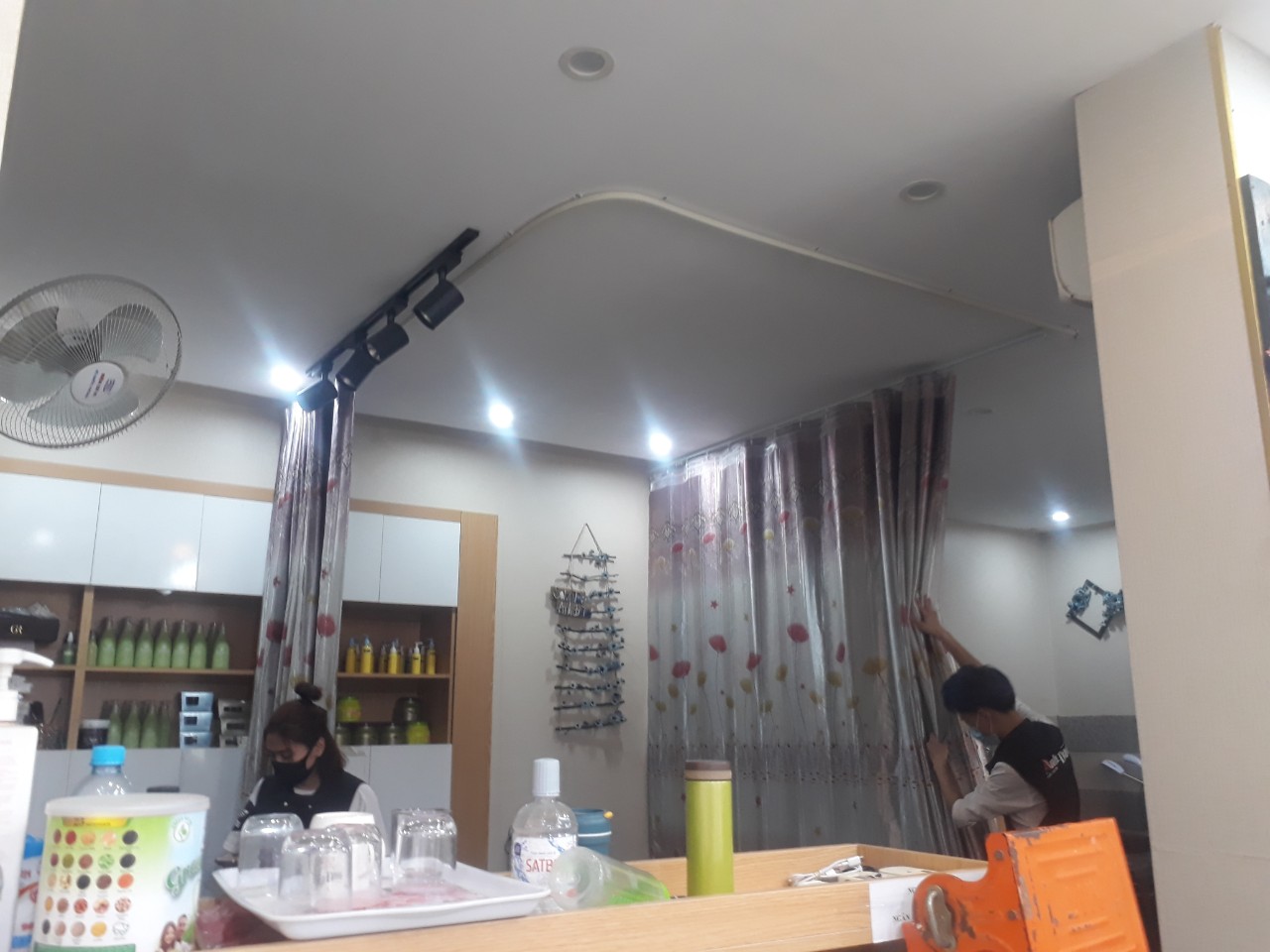 Thanh treo rèm uốn cong chữ U, chữ L: Ray rèm chịu lực