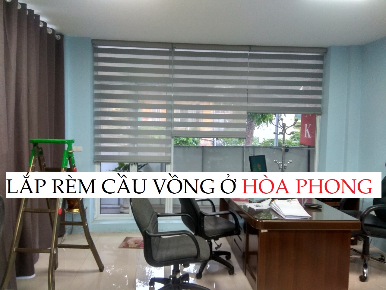 Cửa  hàng lắp rèm câu vồng tại Hòa Phong Việt trì