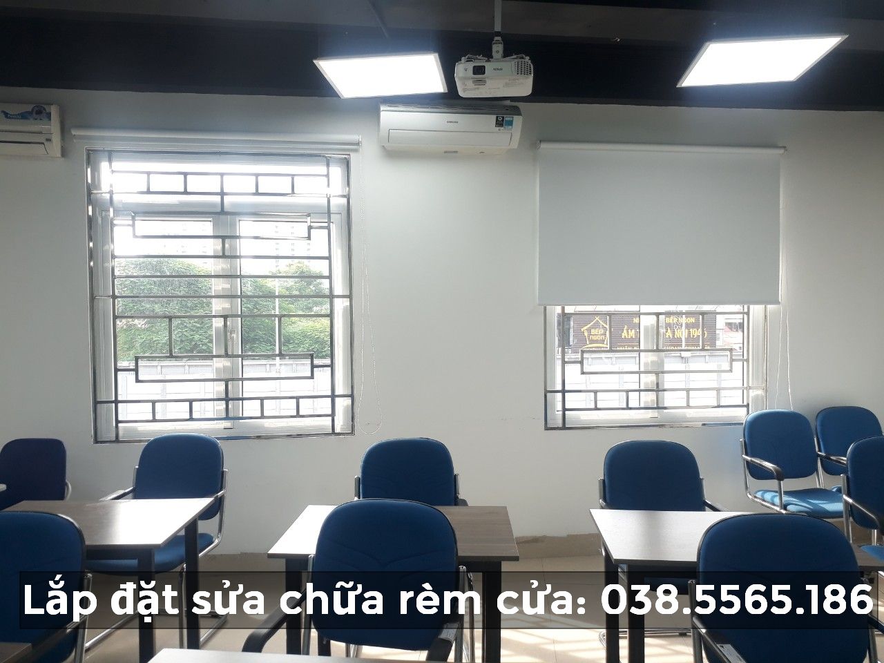 Lắp rèm cửa sổ cuốn che nắng ở Tiên cát, Việt trì