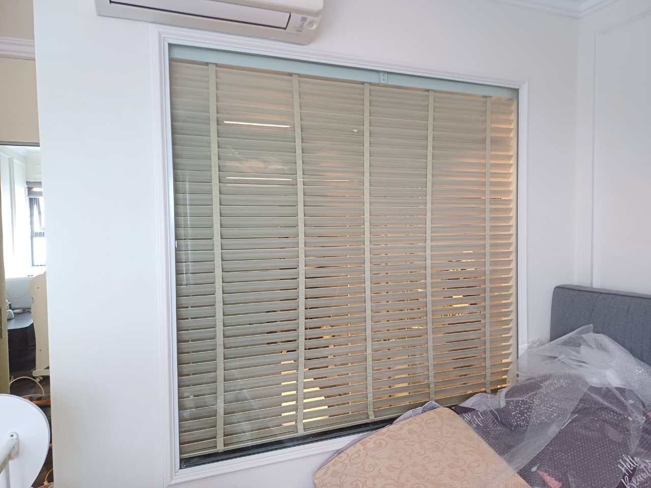HOÀN THIỆN LẮP RÈM GỖ TỰ NHIÊN NHÀ TẮM TẠI THƯỢNG NÔNG, TAM NÔNG