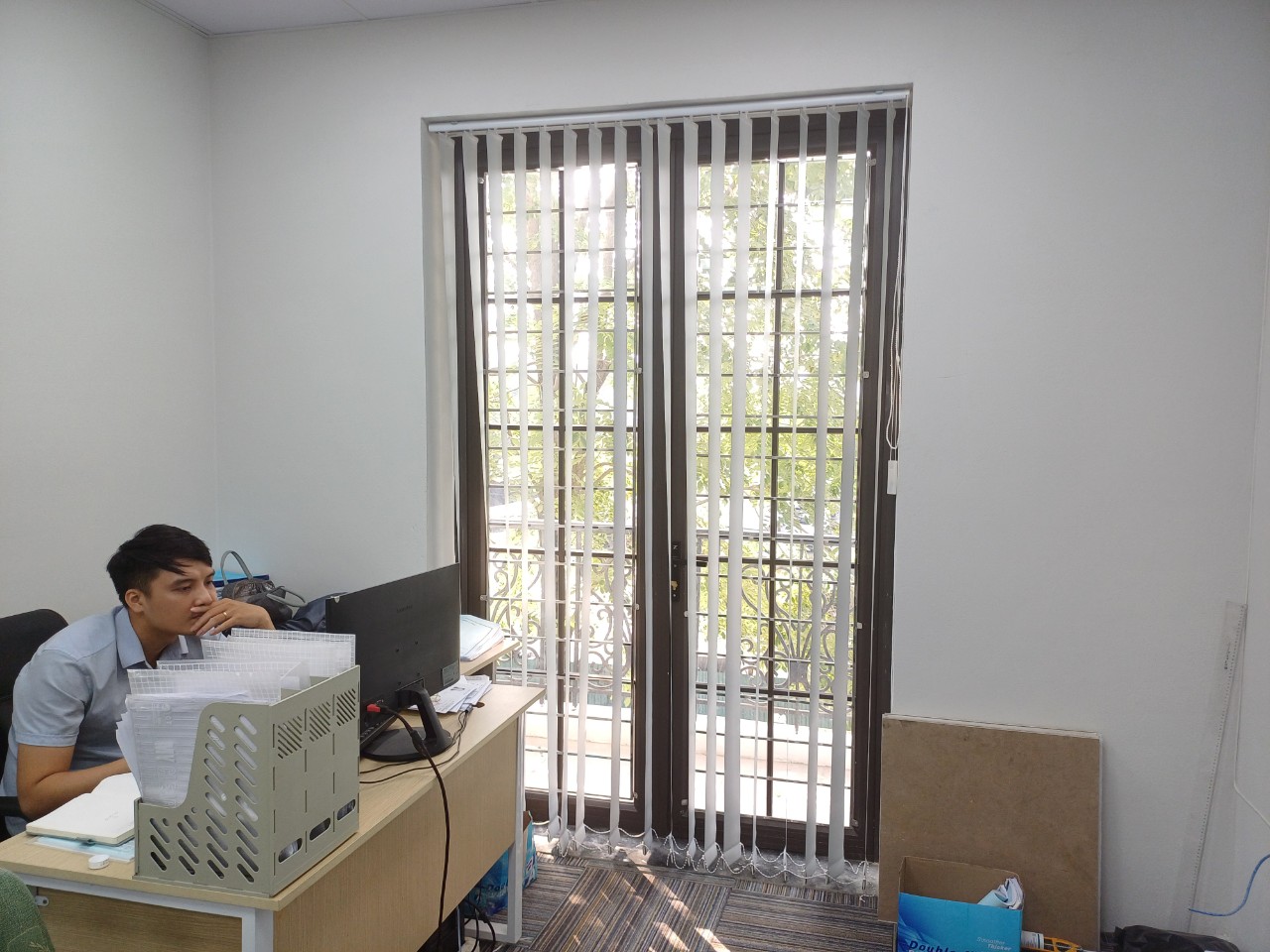 LẮP ĐẶT RÈM NHỰA, RÈM LÁ DỌC TẠI ĐOAN HẠ, THANH THỦY, PHÚ THỌ