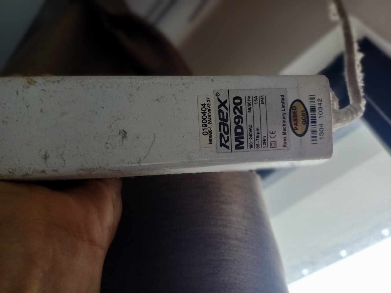 Dịch Vụ Sửa Động Cơ Rèm RAEX MD920 – Chuyên Nghiệp, Nhanh Chóng